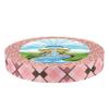 Country Brook Design - Pink and Brown Argyle Photo Quality Polyester (1 Inch, 50 Yards) view 1