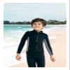 REALON Kids Wetsuit Top Jacket for Toddlers Boys Girls 3mm Neoprene Long Sleeve Front Zipper Thermal Wet Suits Keep Warm Swimwear for Surfing Swimming Surfing Boating view 4
