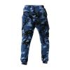 Sweat Pants, Mens Pants Casual Men Sweatpants Athletic Pants Men's Patchwork Camouflage Jogging Pants Outdoor Sports Fitness Tracksuit Slim Medium Sweatpants Joggers Gym Running (S, Sky Blue) view 4