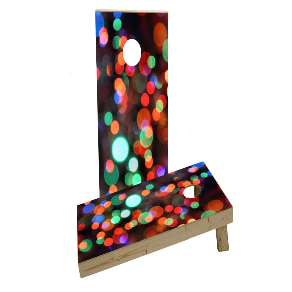 Lights Custom Cornhole Board Game Set