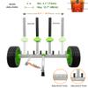 Codinter Kayak Cart, Sit-On-Top Kayak Cart Dolly Scupper Kayak Trolley with 10 All Terrain Airless Wheels for Scupper Holes Plug-in Kayaks view 4