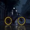 customTAYLOR33 Yellow/Gold High Intensity Grade Reflective Copyrighted Safety Rim Tapes - (Must Select Your Rim Size) (14" (TIRE Size, for Small Bicycles/eBikes)) view 1