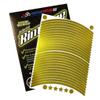 customTAYLOR33 Yellow/Gold High Intensity Grade Reflective Copyrighted Safety Rim Tapes - (Must Select Your Rim Size) (14" (TIRE Size, for Small Bicycles/eBikes)) view 3