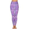 Bagea-Ka Mermaid Fish Scales Pattern High Waisted Leggings for Women Yoga Pants with Pocket Workout Sports Athletic view 2
