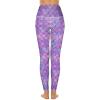 Bagea-Ka Mermaid Fish Scales Pattern High Waisted Leggings for Women Yoga Pants with Pocket Workout Sports Athletic view 3