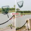 ZnranyiiXY 1PC Telescopic Folding Aluminum Handle Fishing Landing Net with Extending Pole view 4