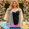 EASEDAILY Women's 1920s Shawls and Wraps for Evening Party Dress Sparkling Sequin Deco Wedding Scarf for Bride view 2