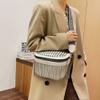 Mily Women Girls Glitter Rhinestone Tassel Crossbody Shoulder Purse Leather Fanny Pack Rivet Chest Bag Fashion Waist Bag view 2