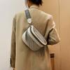 Mily Women Girls Glitter Rhinestone Tassel Crossbody Shoulder Purse Leather Fanny Pack Rivet Chest Bag Fashion Waist Bag view 4