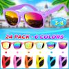 GINMIC Kids sunglasses Party Favors, 24Pack Kids, Boys and Girls Sunglasses Bulk Age 3-8 with UV400 Protection,Party Favors For Kids, Birthday Classroom Goodie Bags Party Supplies view 3