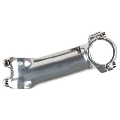 ZECHAO Mountain Bike Stem,Aluminium Alloy 31.8 * 28.6mm 6070/80/90/100/110/120/130mm Polished Silver Mountain Road Bike Handlebar Stem Bike Stem (Color : 17 Degree, Size : 80mm)
