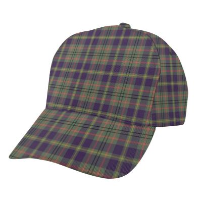 Baseball Cap Sport Cap Baseball Hat Hat Travel Sunscreen Cap Fishing Scottish Clan Taylor Weathered Tartan Tartan White