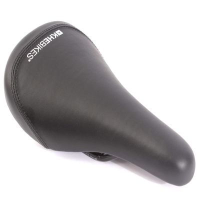 KHE BMX MTB Dirt Jump Saddle Prism Black Only 0.58lbs Padded CrMo Rails