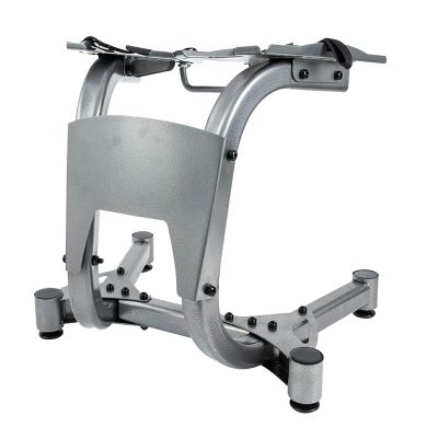 BELUND Dumbbell Stand 440LBS Dumbbell Rack Standard Metal Dumbbell Holder Weight Rack Adjustable Storage Stand for Home Gym (Color : Silver)