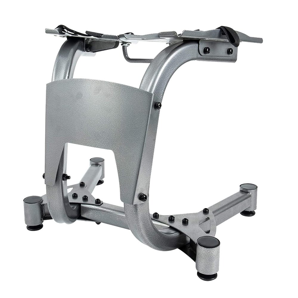 BELUND Dumbbell Stand 440LBS Dumbbell Rack Standard Metal Dumbbell Holder Weight Rack Adjustable Storage Stand for Home Gym (Color : Silver)