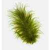 Turkey Marabou Olive Green 2 Bags 1/2 Oz /16 G / = 200 Loose Feathers 1-4" view 2