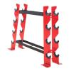 BELUND Dumbbell Rack Stand 650LBS Capacity Weight Rack 2tiers Steel Barbell Rack Kettlebell Storage for Dumbbells Holders for Home Gym Storage view 1