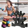 BELUND Dumbbell Rack Stand, 3 Tier Dumbbells Weights Handle Stand Hand Weight Tower Stand, Dumbbell Bracket Free Weight Stand for Home Gym Organization (Color : A) view 4