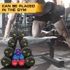 BELUND Dumbbell Rack 4 Tier Weight Rack for Dumbbells Compact Dumbell Rack Stand Only for Home Gym Weight Stand Dumbbell Tree view 2