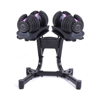 BELUND Dumbbell Rack, Modern Black Metal Alloy Steel Dumbbell Holder, Rectangular Frame, 440LBS Capacity, Stand Only