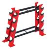 BELUND Dumbbell Rack,Small Dumbbell Storage Rack,Weight Stand with 2 Tiers & 2 Vertical Slots,for Home Gym Weight Rack for Dumbbells,Stand Only view 1