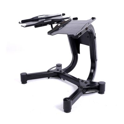 Adjustable Dumbbell Stand Rack Standard Metal Dumbbell Holder Weight Rack Adjustable Storage Stand for Home Gym 440LBS (Color : Black)