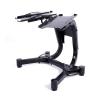 Adjustable Dumbbell Stand Rack Standard Metal Dumbbell Holder Weight Rack Adjustable Storage Stand for Home Gym 440LBS (Color : Black)