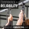 Gradient Fitness Hanging Ab Straps (2 pack), Pull Up Straps, Ab Destroyer, Ab Straps for Pull Up Bar, Ab Sling Straps, Workout Straps (Black) view 4