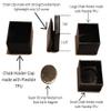Best Magnetic Chalk Holder Square Kamui Shark Kageki Radical Masters for Cap, Hat, Visor, Belt Pocket for Pool, Billiards, Snooker view 2