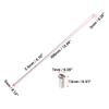 X AUTOHAUX 40pcs Bicycle Carbon Steel Spokes 12G Bike Spoke 306mm Length with Nipples for Most Bicycle Silver Tone view 3