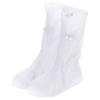 PATIKIL XL Reusable Rain Boot Cover, 1 Pair Silicone Waterproof Non-Slip Overshoes Rain Shoe Galoshes Snow Boots Protector for Women Rainy Outdoor, White view 1
