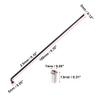 X AUTOHAUX 40pcs Bicycle Carbon Steel Spokes 12G Bike Spoke 160mm Length with Nipples for Most Bicycle Black view 3