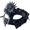Steampunk Style Men Masquerade Mask Mardi Gras Masks Halloween Costume Wedding Party Cosplay For Adult (Sun Black) view 3