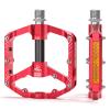 Mountain Bike Pedals with 3 Seal Bearing - 9/16" MTB Pedals Platform Lightweight - Non-Slip Bicycle Pedals for BMX MTB view 1