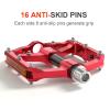 Mountain Bike Pedals with 3 Seal Bearing - 9/16" MTB Pedals Platform Lightweight - Non-Slip Bicycle Pedals for BMX MTB view 4