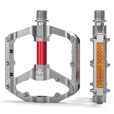 Mountain Bike Pedals with 3 Seal Bearing - 9/16" MTB Pedals Platform Lightweight - Non-Slip Bicycle Pedals for BMX MTB