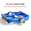 Mountain Bike Pedals with 3 Seal Bearing - 9/16" MTB Pedals Platform Lightweight - Non-Slip Bicycle Pedals for BMX MTB view 4