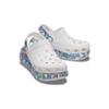 Crocs Unisex Classic Crush Clog White/Multi Butterfly Men's 13, Women's 15 Medium view 4