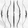 OBTOUTDOOR Black Hunter Takedown Recurve Bow 60 Inch Right Hand Archery Bow 20-60lbs Wood Riser Hunting Bow for Adult and Beginner (50LBS) view 4