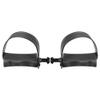 X AUTOHAUX 1 Pair Exercise Bike Pedals with Straps 1/2 Inch Spindle Cycling Parts 12.7mm Spindle Black view 1