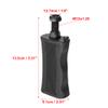 X AUTOHAUX 1 Pair Exercise Bike Pedals with Straps 1/2 Inch Spindle Cycling Parts 12.7mm Spindle Black view 3