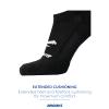 Brooks Ghost No Show Socks I Performance Running Low Profile Socks with Arch Support for Men & Women - Black - Medium view 4