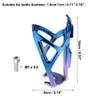 X AUTOHAUX 1 Set Lightweight Bicycle Bike Water Bottle Cage Holder for Bicycle Plastic Blue Purple view 4