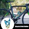 X AUTOHAUX 1 Set Lightweight Bicycle Bike Water Bottle Cage Holder for Bicycle Plastic Gradient Blue Gold Tone view 2