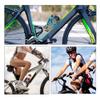 X AUTOHAUX 1 Set Lightweight Bicycle Bike Water Bottle Cage Holder for Bicycle Plastic Gradient Blue Gold Tone view 3