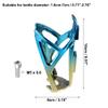 X AUTOHAUX 1 Set Lightweight Bicycle Bike Water Bottle Cage Holder for Bicycle Plastic Gradient Blue Gold Tone view 4