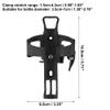 X AUTOHAUX 1 Pcs Lightweight Bicycle Drink Holder Bike Water Bottle Cage Holder for Bicycle Plastic Black view 4