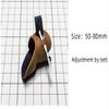 ASAki Mongolian Leather Archery Thumb Ring,Handmade,Size:50-80mm,Suitable for Traditional Bows up to 60 lbs,Made of Leather and Resin. (Brown) view 4