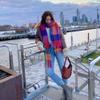 OUNIYA Large Chunky Plaid Scarf Winter Women Oversized Blanket Scarves Colorful Big Cashmere Thick Warm Shawl (Red) view 2
