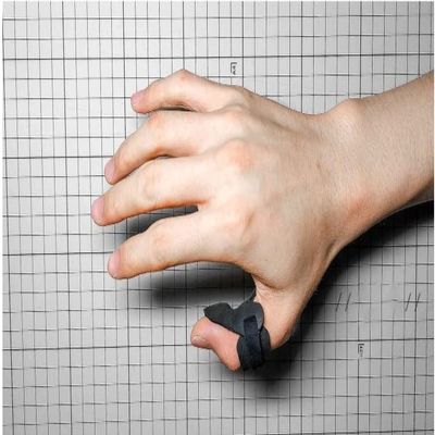 ASAki Mongolian Leather Archery Thumb Ring,Handmade,Size:50-80mm,Suitable for Traditional Bows up to 60 lbs,Made of Leather and Resin. (Black)